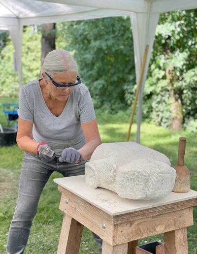 Bildhauersommer - Steinbildhauerei - Sommerkurs